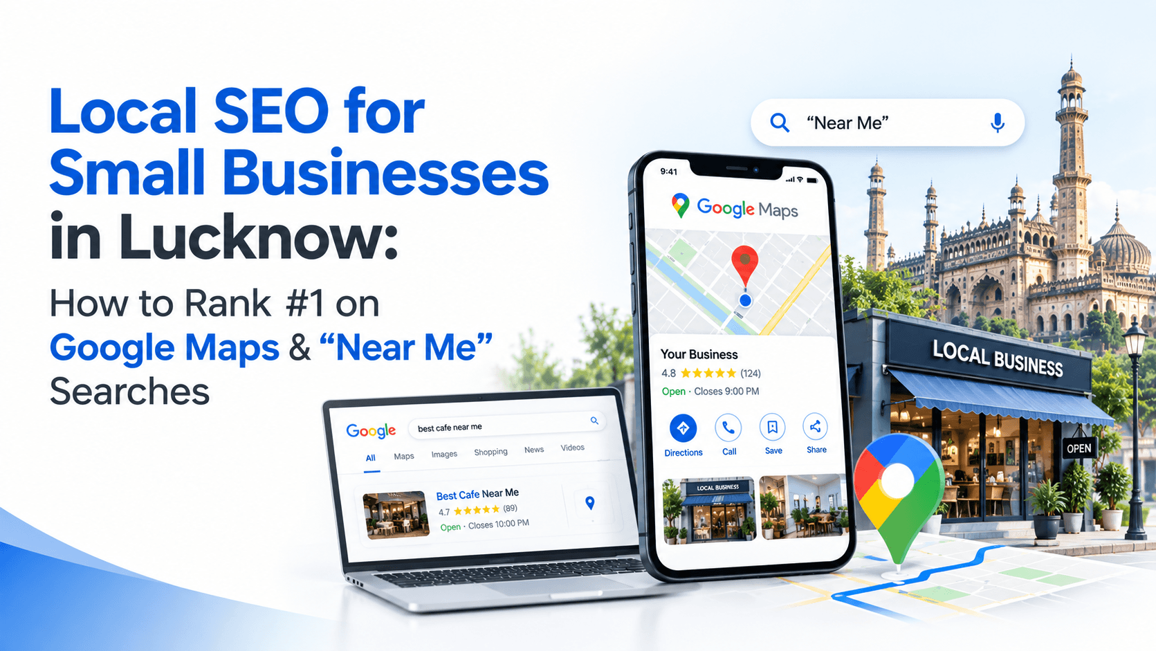 Local SEO for Small Businesses in Lucknow How to Rank #1 on Google Maps & “Near Me” Searches